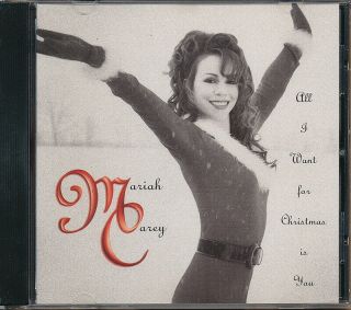Mariah Carey All I Want For Christmas Is You Ultra Rare Promo Cd Single 