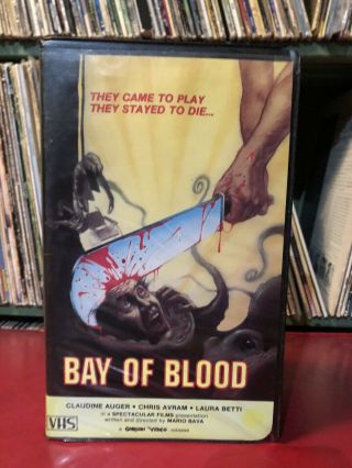 Bay Of Blood Horror Vhs Rare Gorgon Video Clam Gore Low Budget