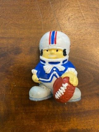 Rare 1983 Official Nfl Huddles 2 " Pvc England Patriots Mascot Figurine
