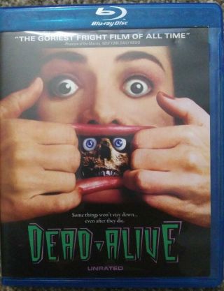 Dead Alive (blu - Ray Disc,  2011,  Unrated) Braindead 1992 Peter Jackson Oop Rare