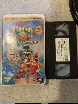 The Adventures Of Timmy The Tooth Rainy Day Adventure Vhs 1996 Promo Tape Rare