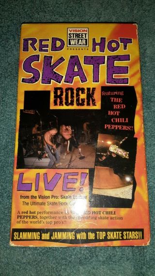 Red Hot Skate Rock Live Skateboarding Rhcp (vhs 