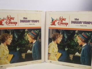 The Parent Trap Walt Disney Ced Videodisc - Parts 1 And 2 Vintage Rare Movie
