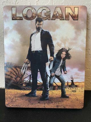 Logan (4k / Blu - Ray) Steelbook Best Buy Exclusive 4 - Disc Noir Edition Very Rare