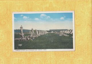 Ct Niantic 1908 - 29 Antique Postcard National Guard Or Army Company Street Conn