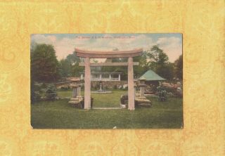 Ct Washington 1910 Antique Postcard The Garden Of E K Rossiter Conn To Haven