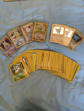 Base Set 1999 Pokemon Cards Holos Rare Common Uncommon Pokemon Cards