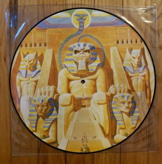 Iron Maiden - Powerslave - 12 " Picture Disc Lp - 1984 - Uk Import - Rare