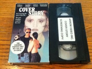 Cover Story Vhs 1990s Rare Screener Tuesday Knight,  William Wallace,  Dale Dye
