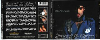 Prince Rare Cd Set Sound And Vision Vol 1 Cd Plus Cd Rom Silver Release Sb