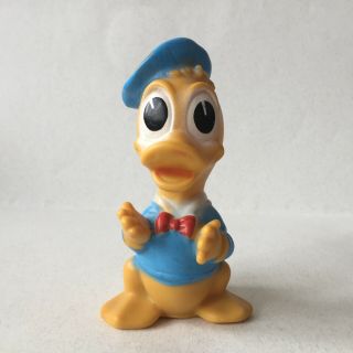 Vintage Donald Duck Rubber Toy Doll Disney Art 192 - Biserka Zagreb Ex Yugoslavia
