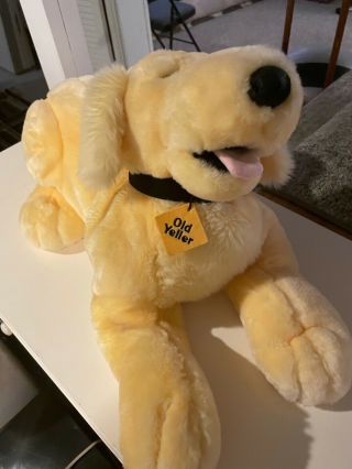 Old Yeller Disney Store Plush Dog Large Size Rare
