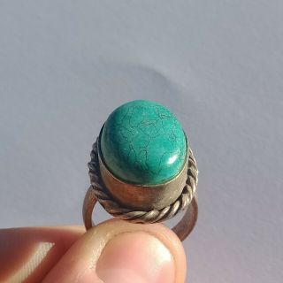 Ancient Roman Silvered Ring Detector Finds With Unique Green Stone