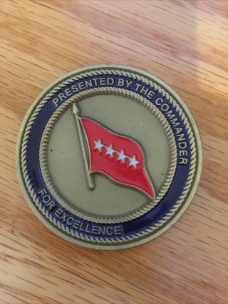 Rare 4 Star General Us Southern Command United States Army Dod Us Challenge Coin