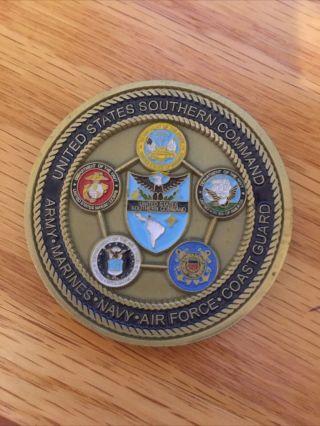 RARE 4 Star General US Southern Command United States Army DoD US Challenge Coin 2