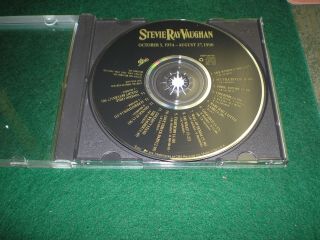 Vintage Stevie Ray Vaughan Limited Promo Only Tribute Cd Rare