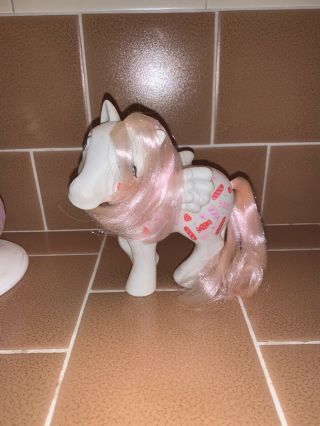 Rare Vintage Hasbro 1984 Mlp My Little Pony Twice As Fancy Yum Yum Figure Taf