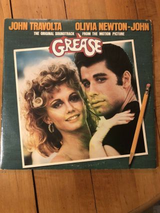 Grease The Sound Track John Travolta Olivia Newton - John (rare)