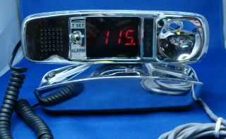 Rare Western Electric Chrome Trimline Phone Turned Into An Alarm Clock