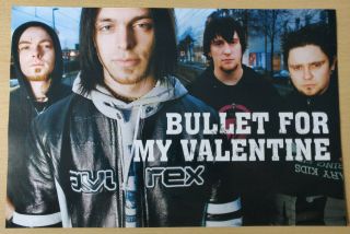 Bullet For My Valentine - 2007 Poster - Heavy Metal - Bfmv - Rare