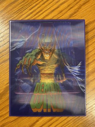 Demon Wind Blu Ray/dvd Vinegar Syndrome Rare Oop Lenticular Slipcover