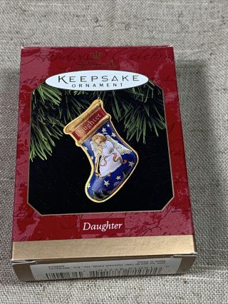 Hallmark Keepsake " Daughter " Ornament 1997 Rare Hard To Find Christmas Dr3