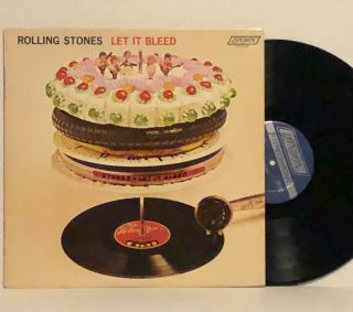 The Rolling Stones Let It Bleed 1969 London Nps - 4 Rare U.  S.  Poster Ex