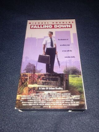 Falling Down Vhs 1992 Crime Drama Rare Vg