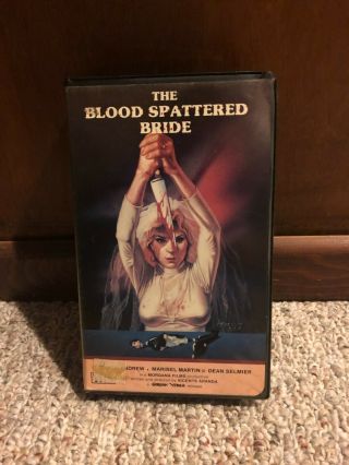 The Blood Spattered Bride - Gorgon Video Rare Oop Vhs Clamshell Horror