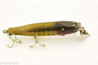 Vintage Creek Chub Snook Pikie Minnow Antique Fishing Lure Pike Scale Rs5
