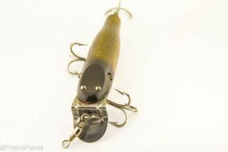 Vintage Creek Chub Snook Pikie Minnow Antique Fishing Lure Pike Scale RS5 3