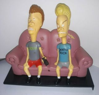 Vintage 1996 Beavis And Butt - Head Butthead On Couch Figure With Remote Rare