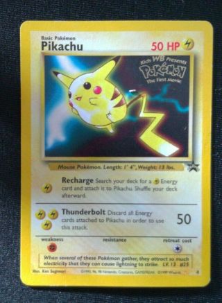 Pikachu Stamped Black Star Promo - Pokemon Cards - 4