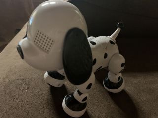 Zoomer Zoomie Black White Robot Interactive Dog Spin Master Puppy Dalmation