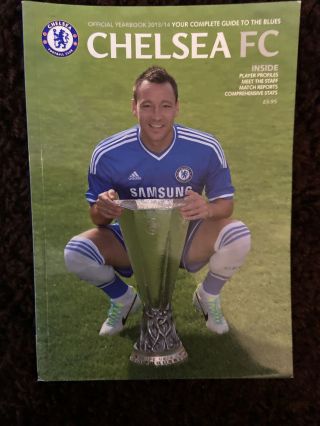 2013/2014 Chelsea Fc Official Limited Edition Yearbook.  Rare And Scarce Edition.