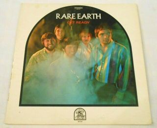 Rare Earth Get Ready Lp 1970 Orange Label Press Psych Funk