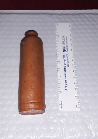 Antique Brown Stoneware Bottle 5 
