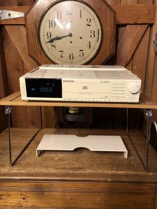 Proton Ks - 530cd Hi - Fi Under Cabinet Counter Clock Radio Am Fm Cd Player Rare
