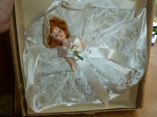 Plastic Molded - - Doll Bride - 8 " - Dolls Of Many Lands