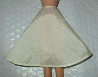 Vintage Barbie Clone Size " White Satin Full Slip "