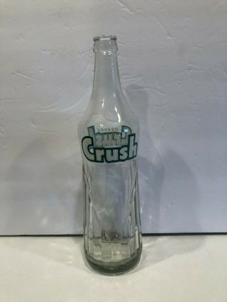 Rare Vintage Orange Crush Bottle 710cc (26oz) In Spanish Shape