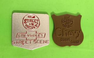 Mpc Street Is Neat Chevrolet Chevy Street Scene Model Car Badges Medallion
