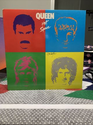 Queen Hot Space Lp 1982 Near Rare