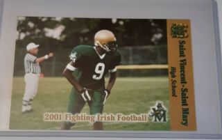 2003 Lebron James St Vincent St Mary High School Football Rookie Rare