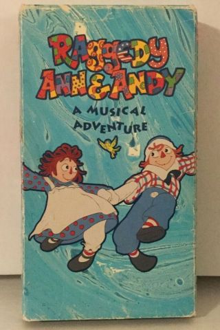 Vintage Raggedy Ann & Andy A Musical Adventure Video Vhs 1977 Movie