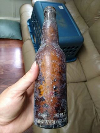 Antique Pre Prohibition Jung Brewing Co Beer Bottle From Cincinnati Ohio