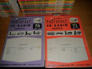 Vintage Sams Photofact Cb Radio Series - Two Issues From August 1975