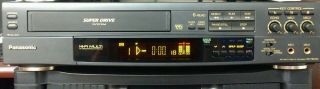 Rare Panasonic Nv - Hd100 Multi - System 6 Head Vcr,  Incl Remote