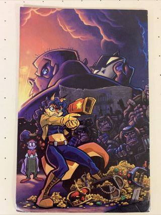 The Adventures of Sly Cooper Issue 2 2004 Comic Hard to find RARE 2