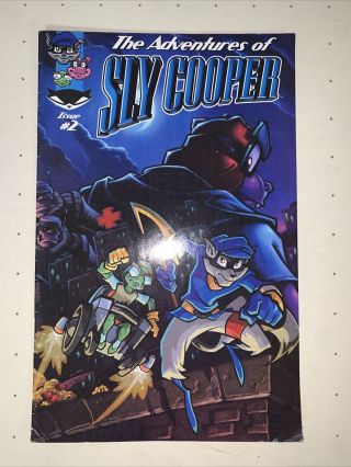 The Adventures of Sly Cooper Issue 2 2004 Comic Hard to find RARE 3